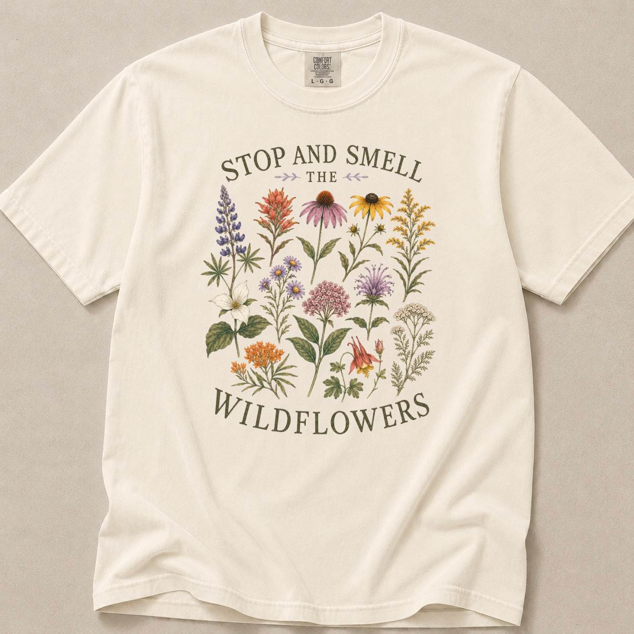 Smell the Wildflowers | Premium Tee