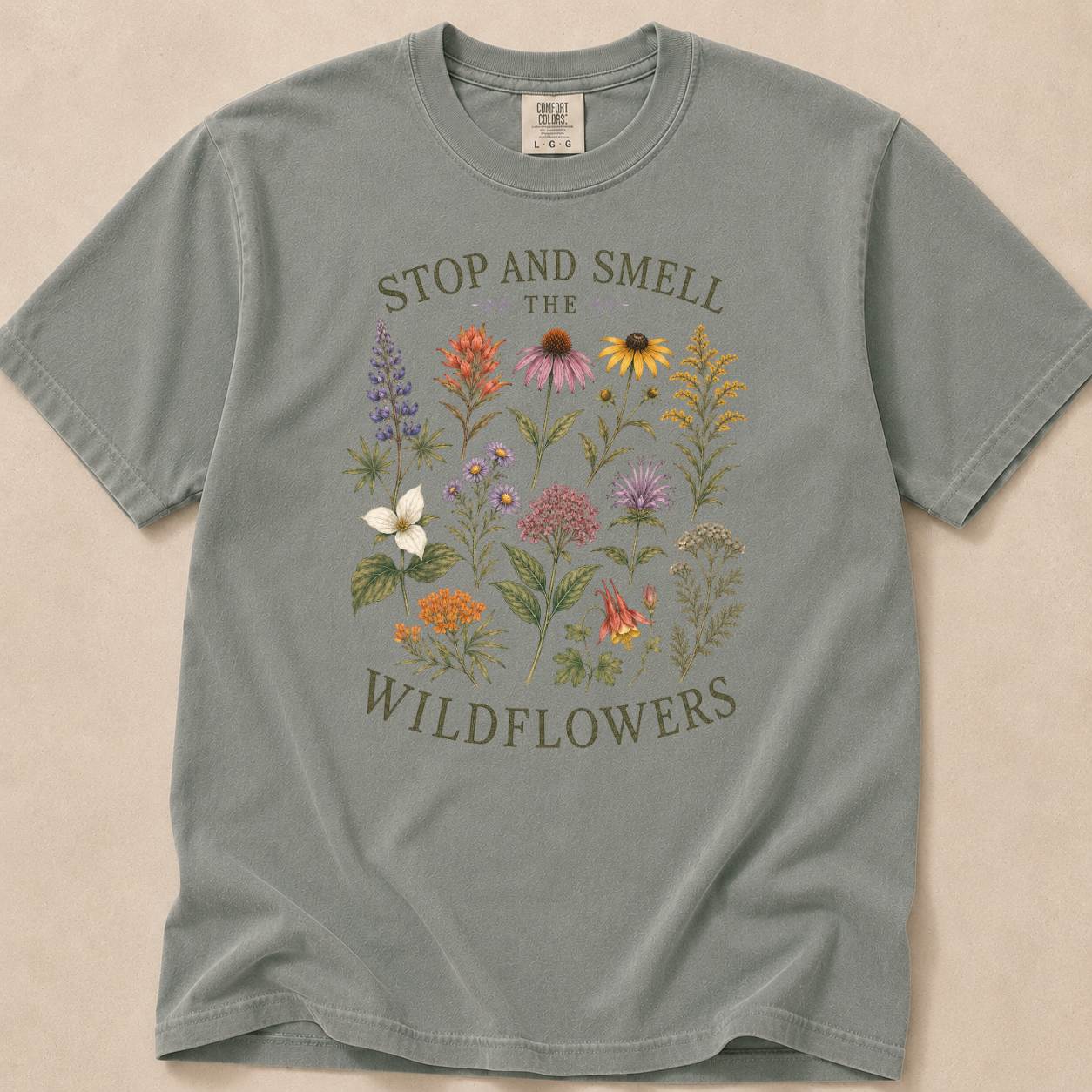 Smell the Wildflowers | Premium Tee