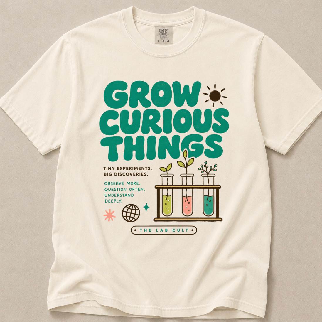 Grow Curious Things | Premium Tee