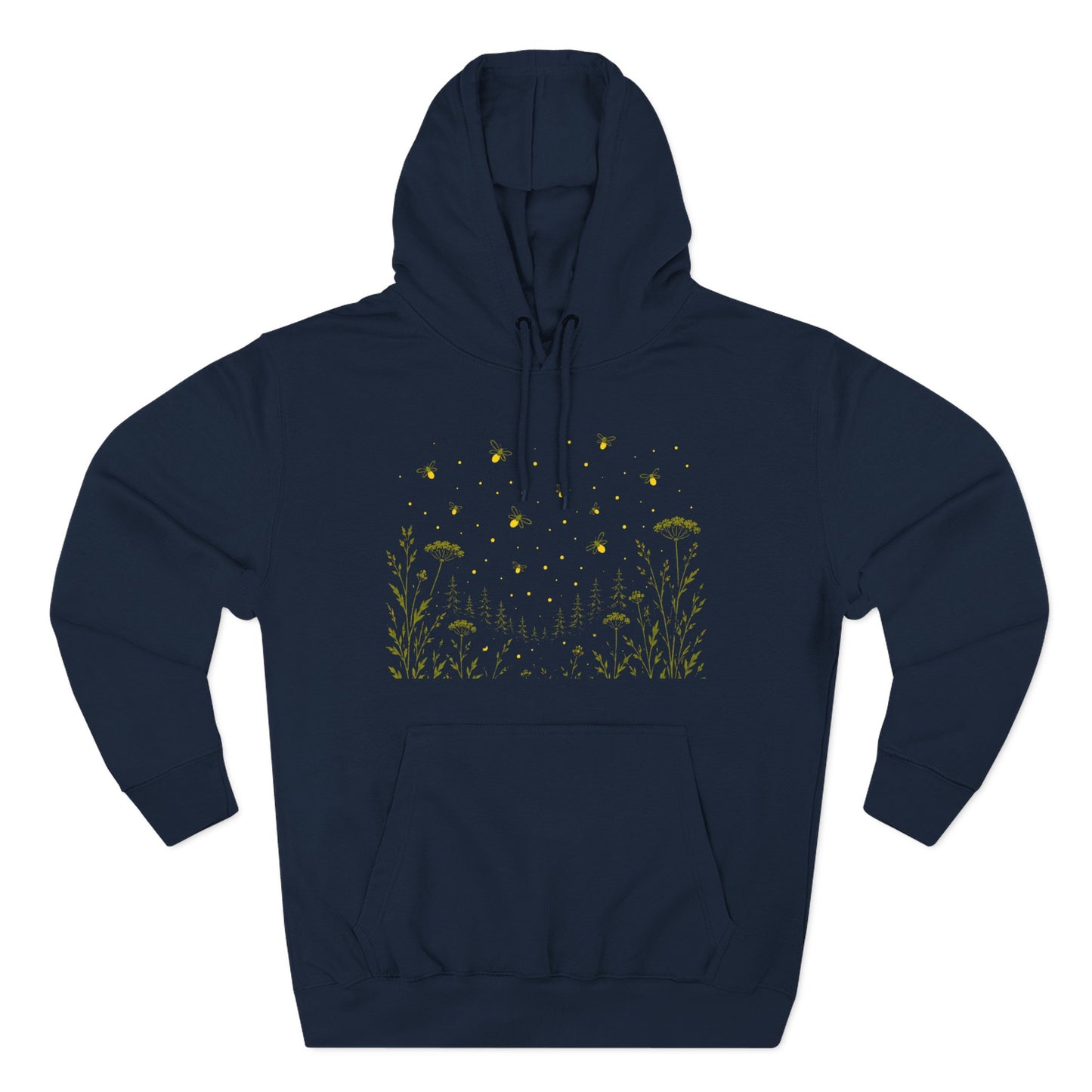 Custom Three-Panel Fleece Hoodie