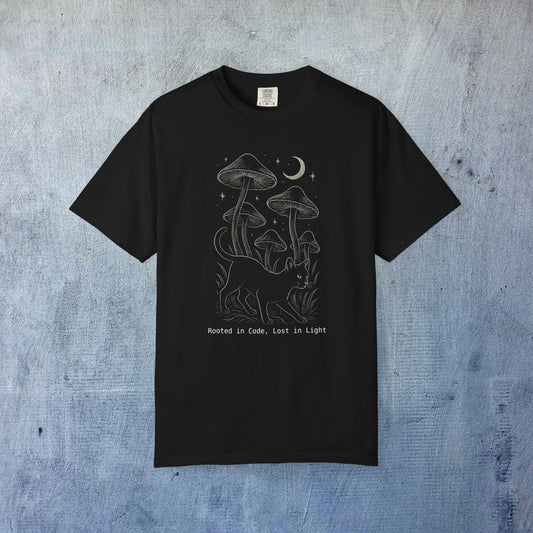 Black Cat & Mycelium T-Shirt