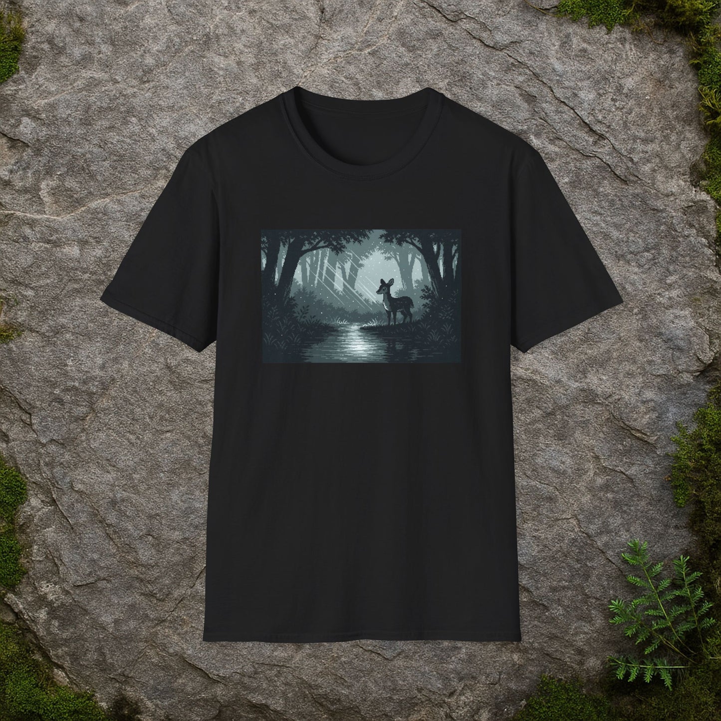 Mystical Pixel Forest T-Shirt