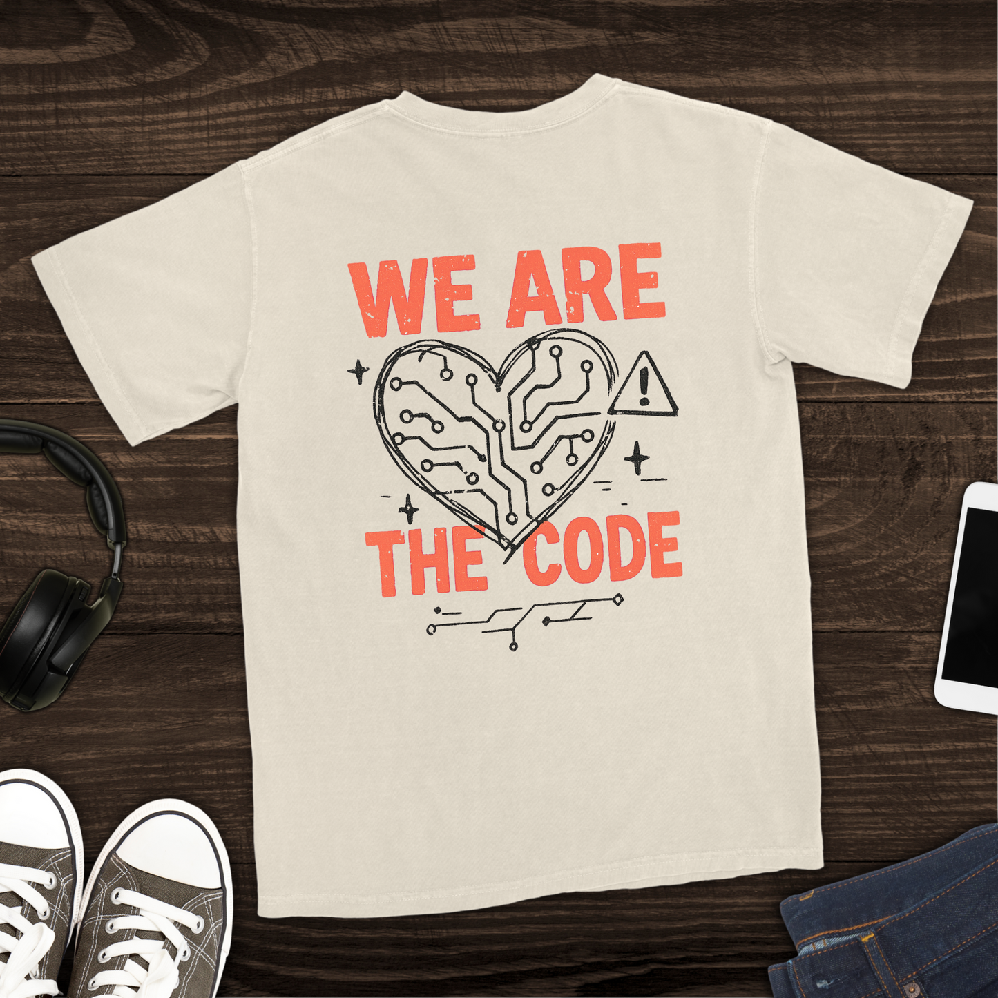We Are the Code T-Shirt [Back Graphic]