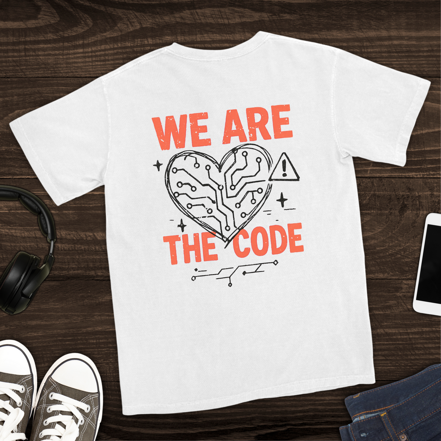 We Are the Code T-Shirt [Back Graphic]