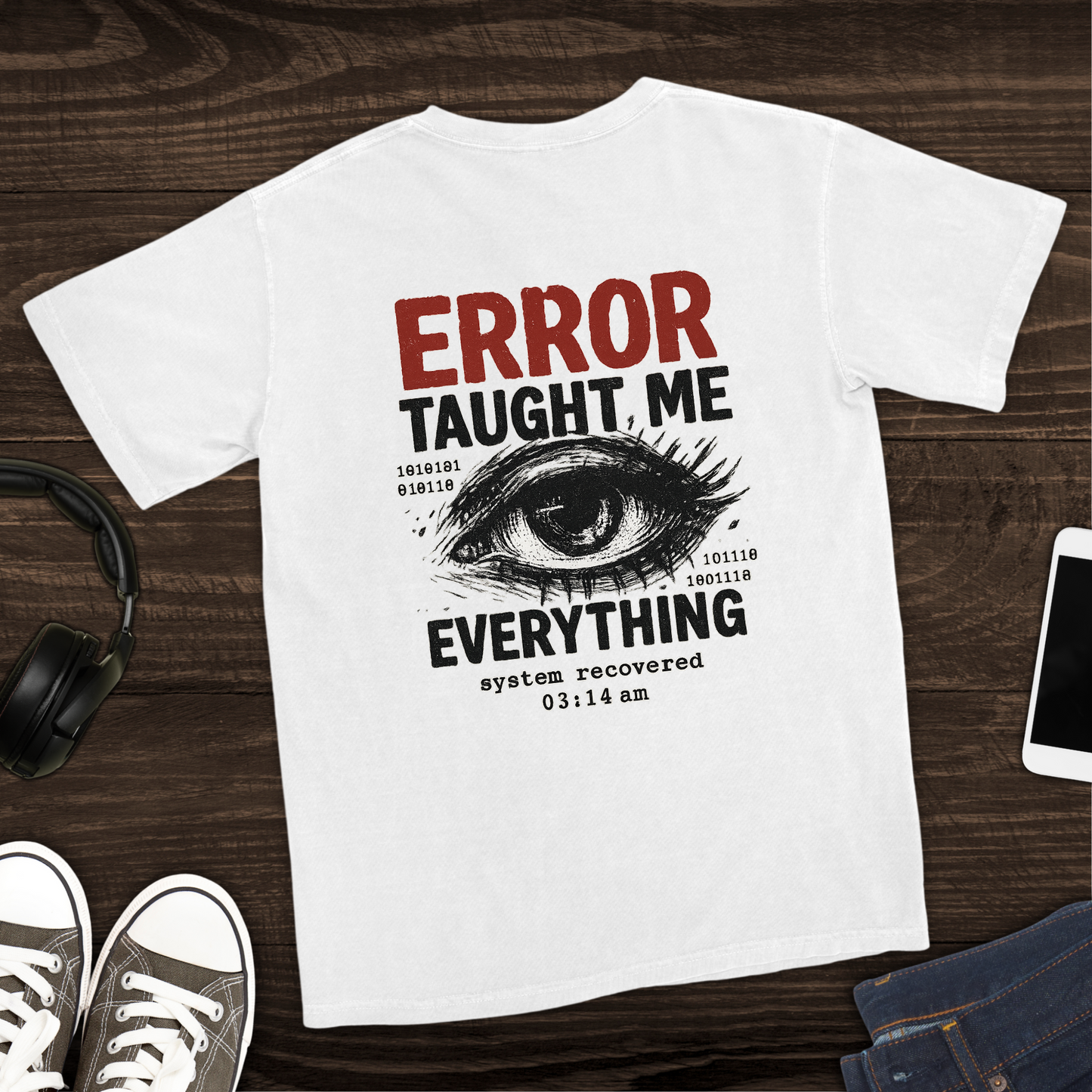Error Taught Me Everything T-Shirt [Back Graphic]