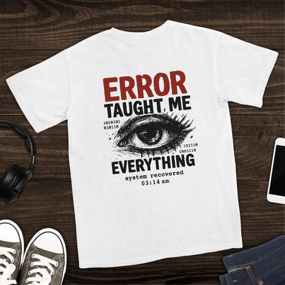 Error Taught Me Everything T-Shirt [Back Graphic]