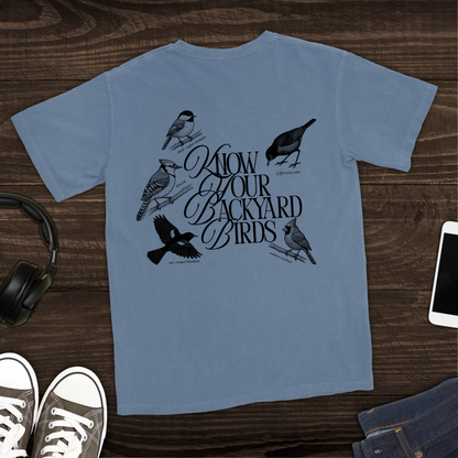 Backyard Birds T-Shirt [Back Graphic]