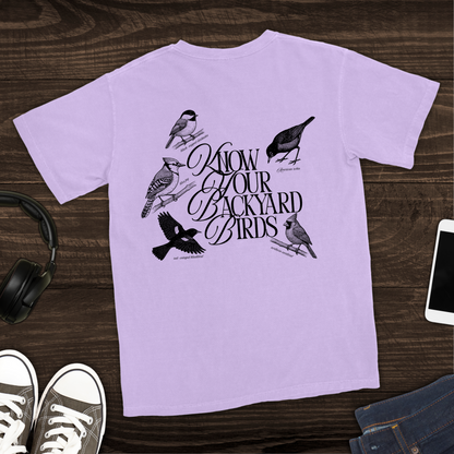 Backyard Birds T-Shirt [Back Graphic]