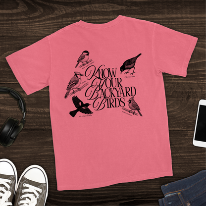Backyard Birds T-Shirt [Back Graphic]