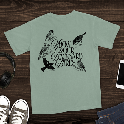 Backyard Birds T-Shirt [Back Graphic]