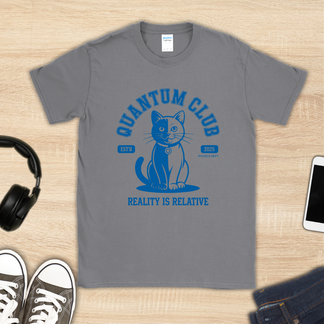 Quantum Club Cat T-Shirt
