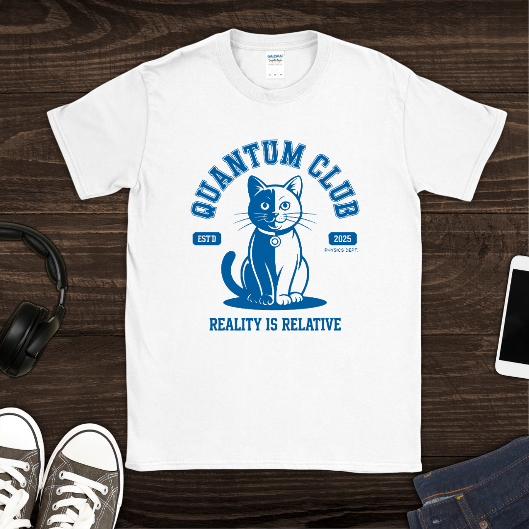 Quantum Club Cat T-Shirt