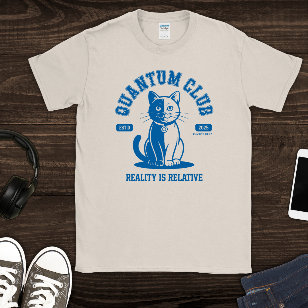 Quantum Club Cat T-Shirt