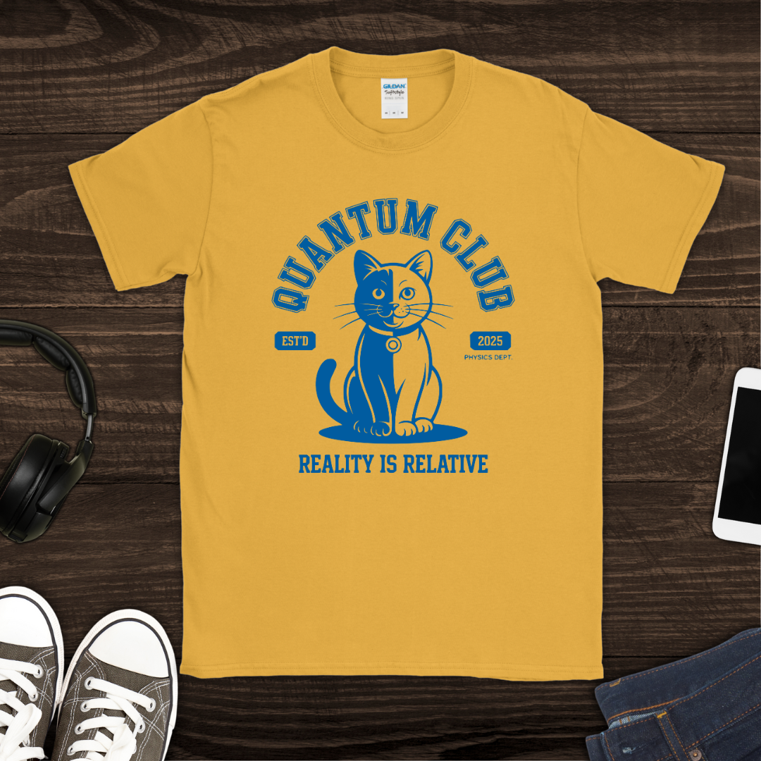 Quantum Club Cat T-Shirt