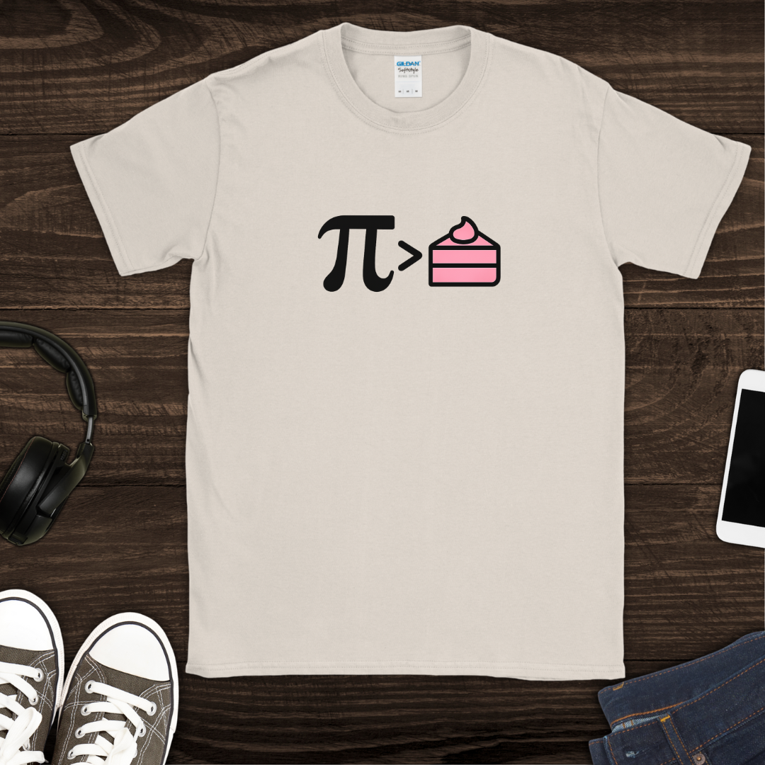 Pi > Cake T-Shirt
