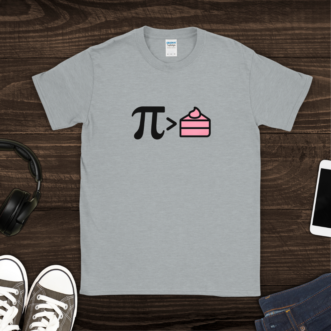 Pi > Cake T-Shirt