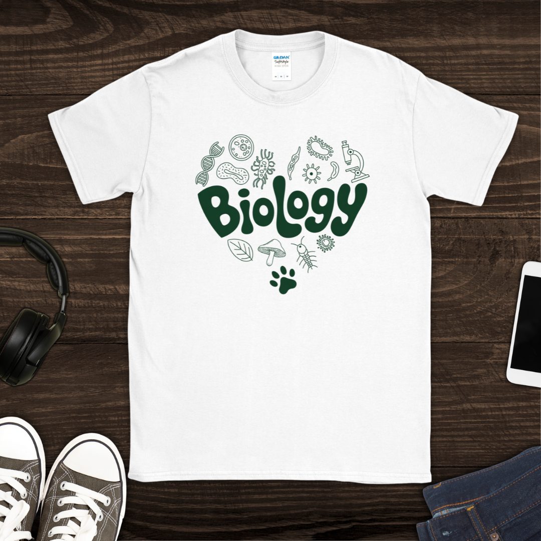 Biology Heart T-Shirt