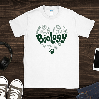 Biology Heart T-Shirt