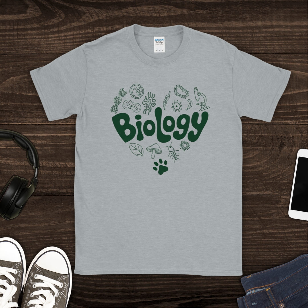 Biology Heart T-Shirt