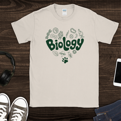 Biology Heart T-Shirt