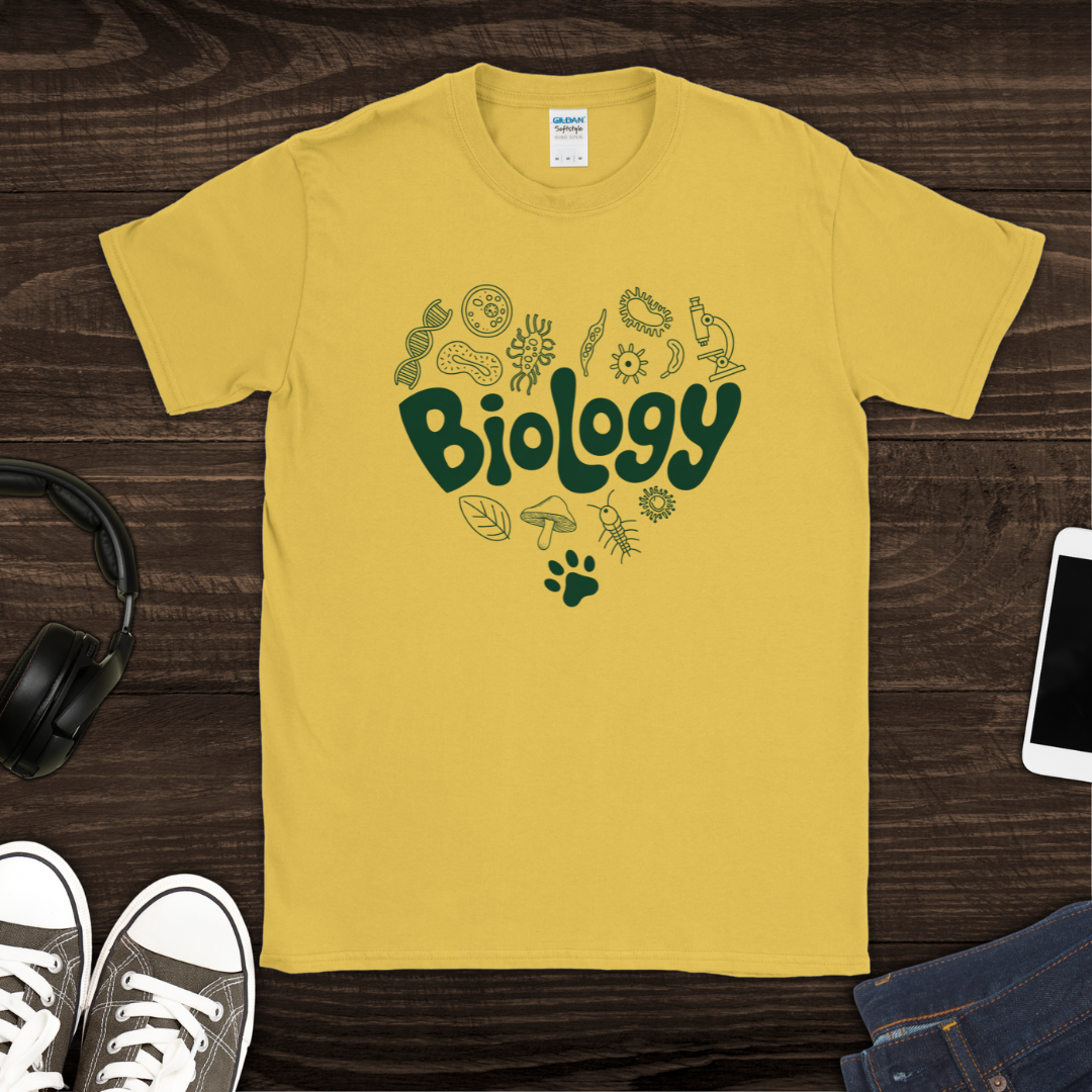 Biology Heart T-Shirt