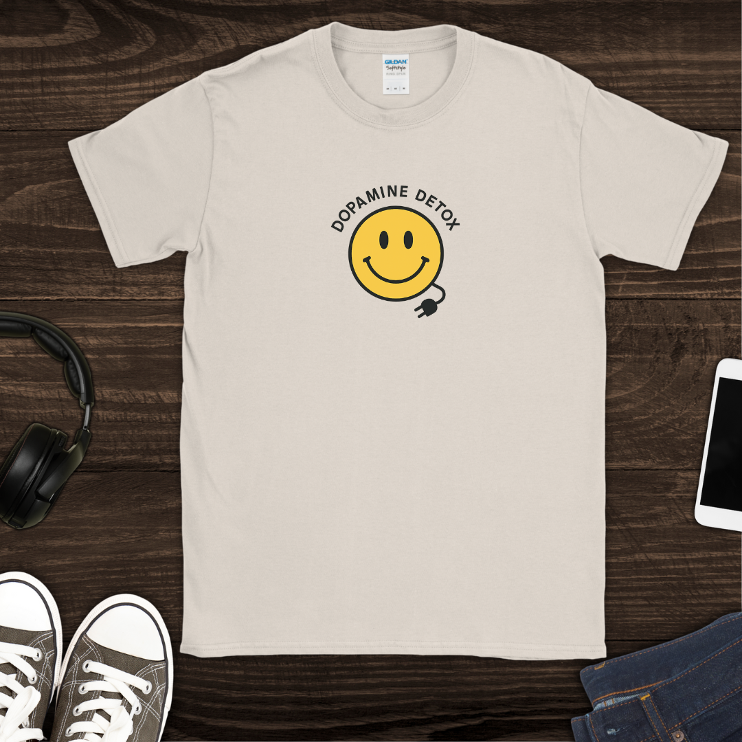 Dopamine Detox Smiley T-Shirt