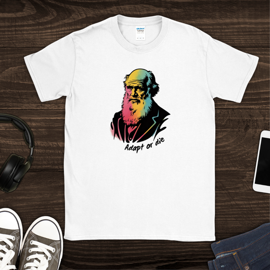 Darwin Adapt or Die T-Shirt