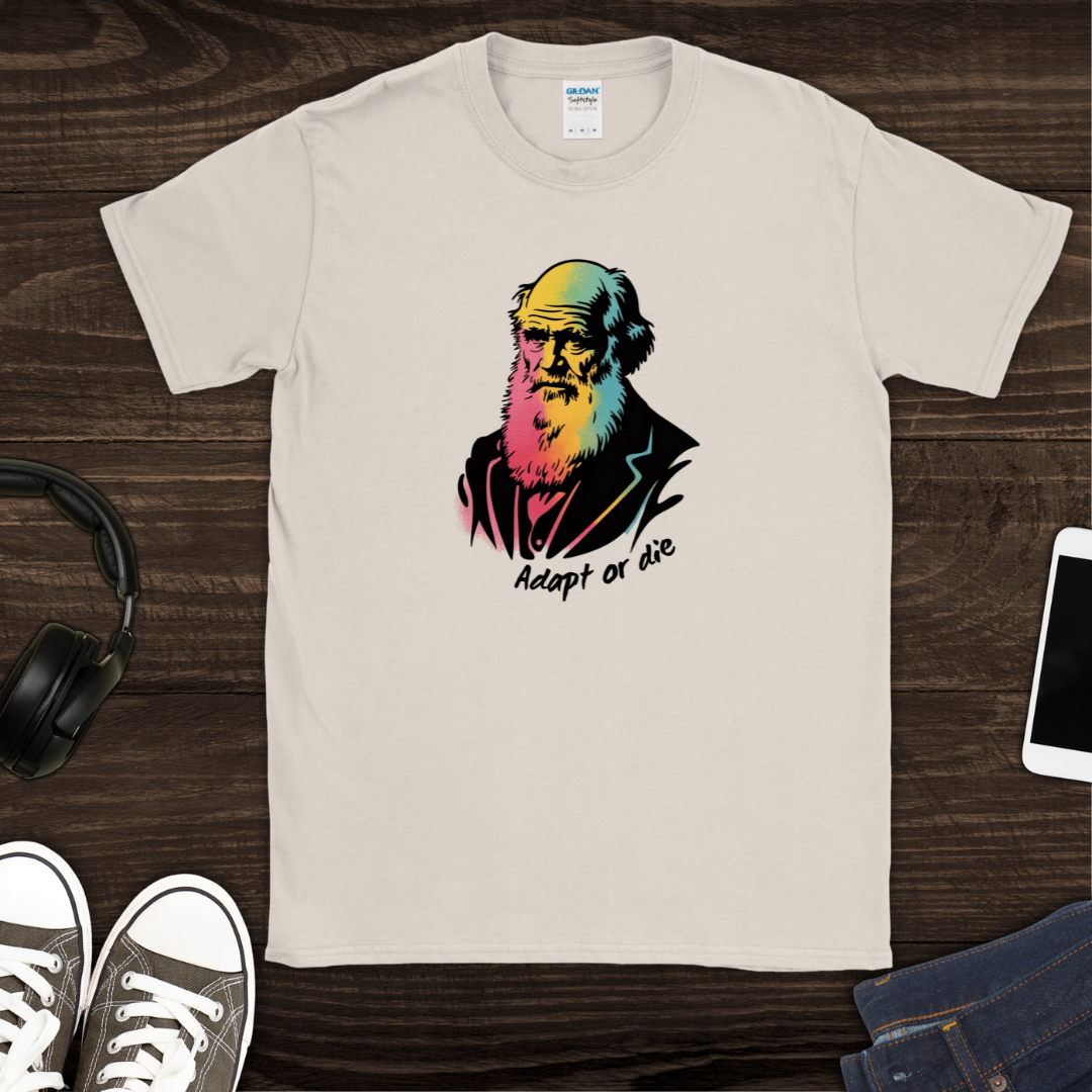 Darwin Adapt or Die T-Shirt