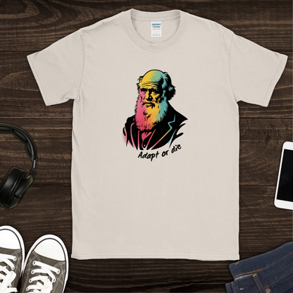 Darwin Adapt or Die T-Shirt
