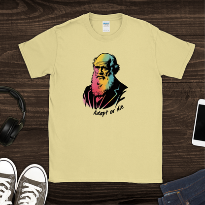 Darwin Adapt or Die T-Shirt