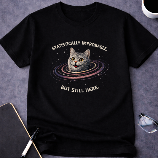 Schrodinger's Cosmic Cat T-Shirt