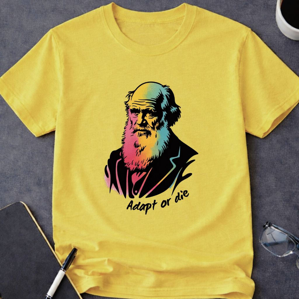 Darwin Adapt or Die T-Shirt