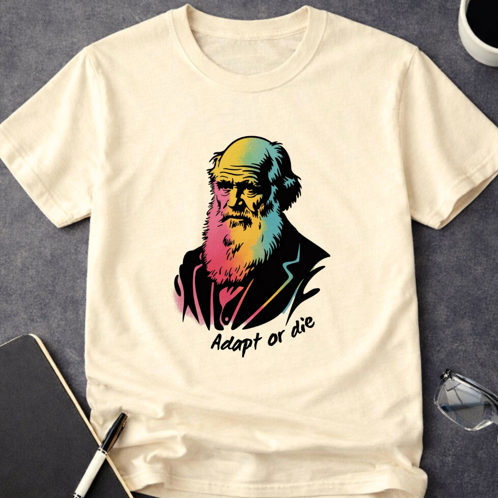 Darwin Adapt or Die T-Shirt