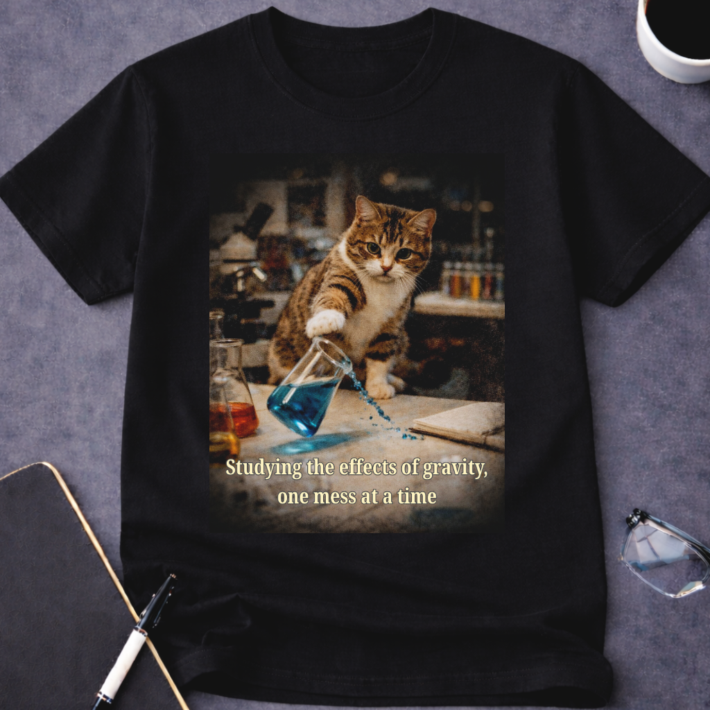 Gravity Cat T-Shirt