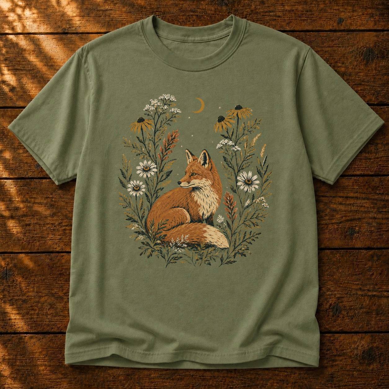 Fox in Wildflowers
