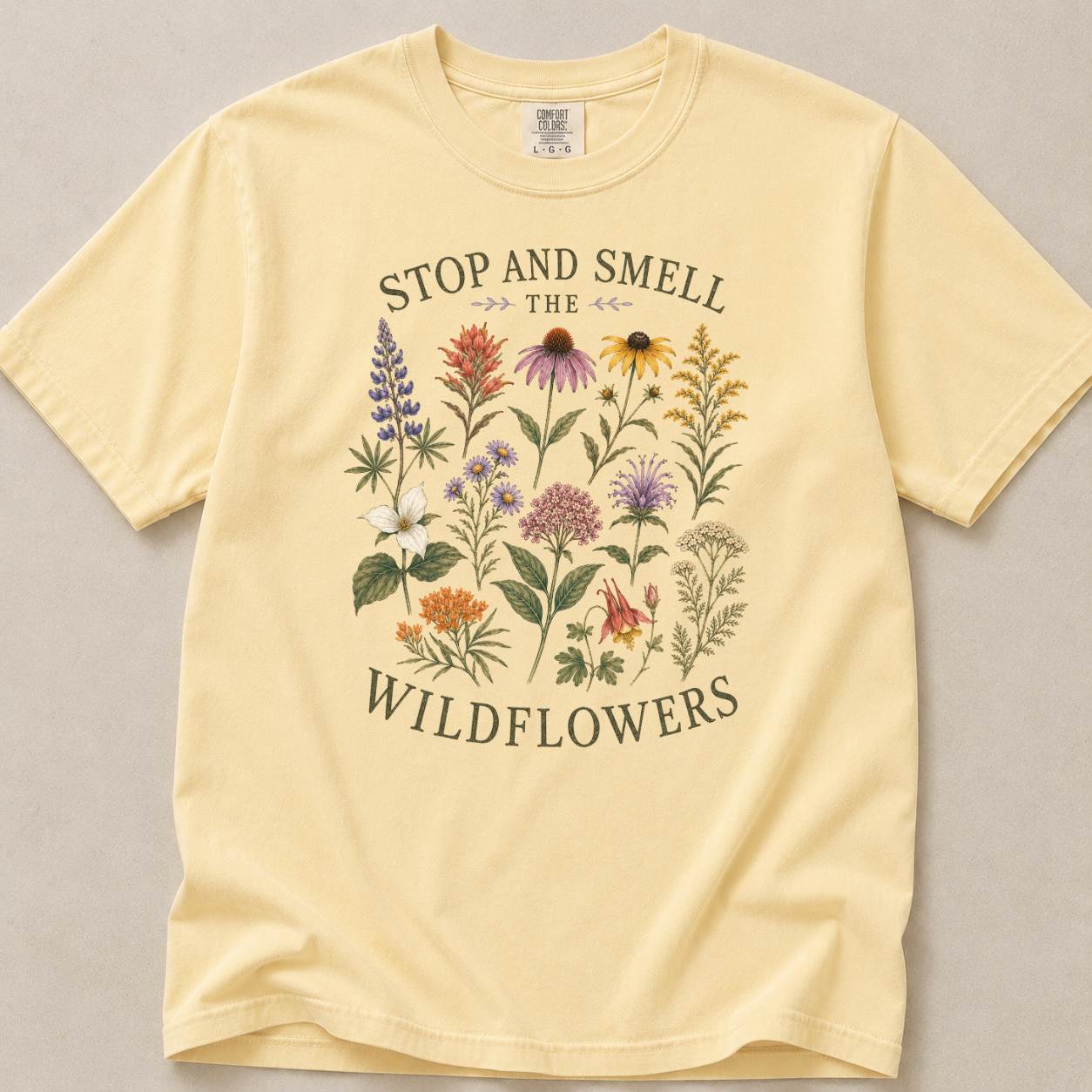 Smell the Wildflowers | Premium Tee