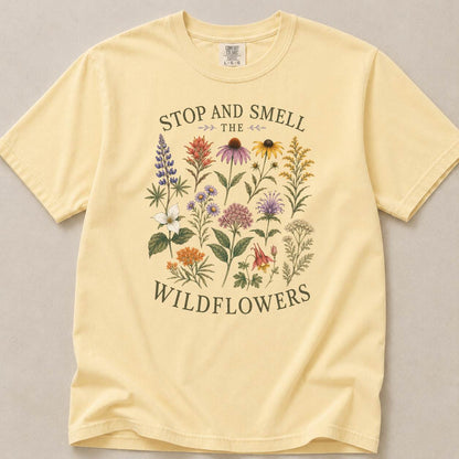 Smell the Wildflowers Premium T-Shirt