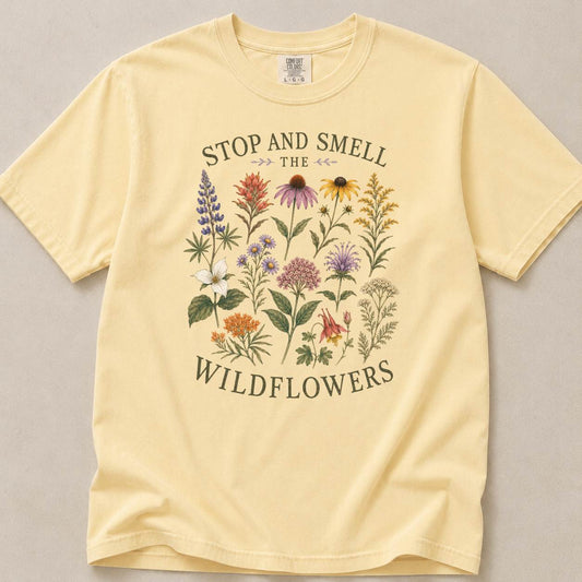 Smell the Wildflowers | Premium Tee