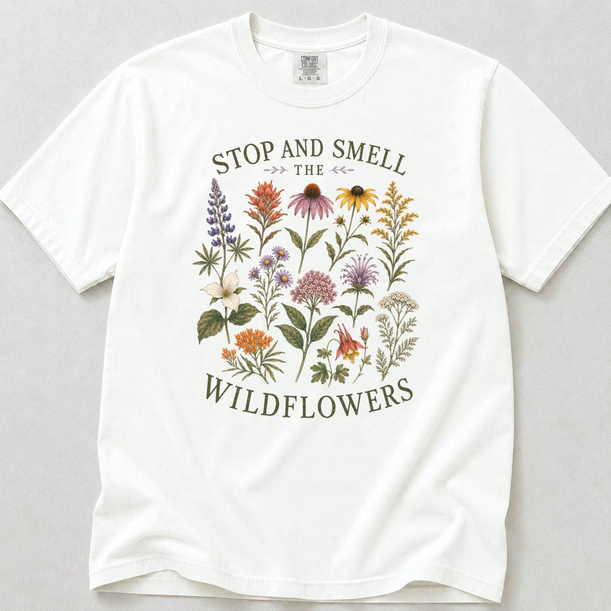 Smell the Wildflowers | Premium Tee