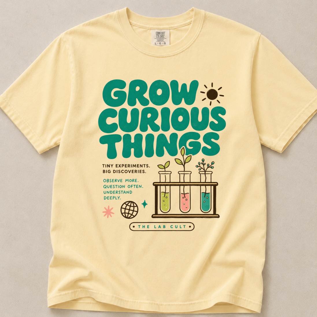 Grow Curious Things | Premium Tee