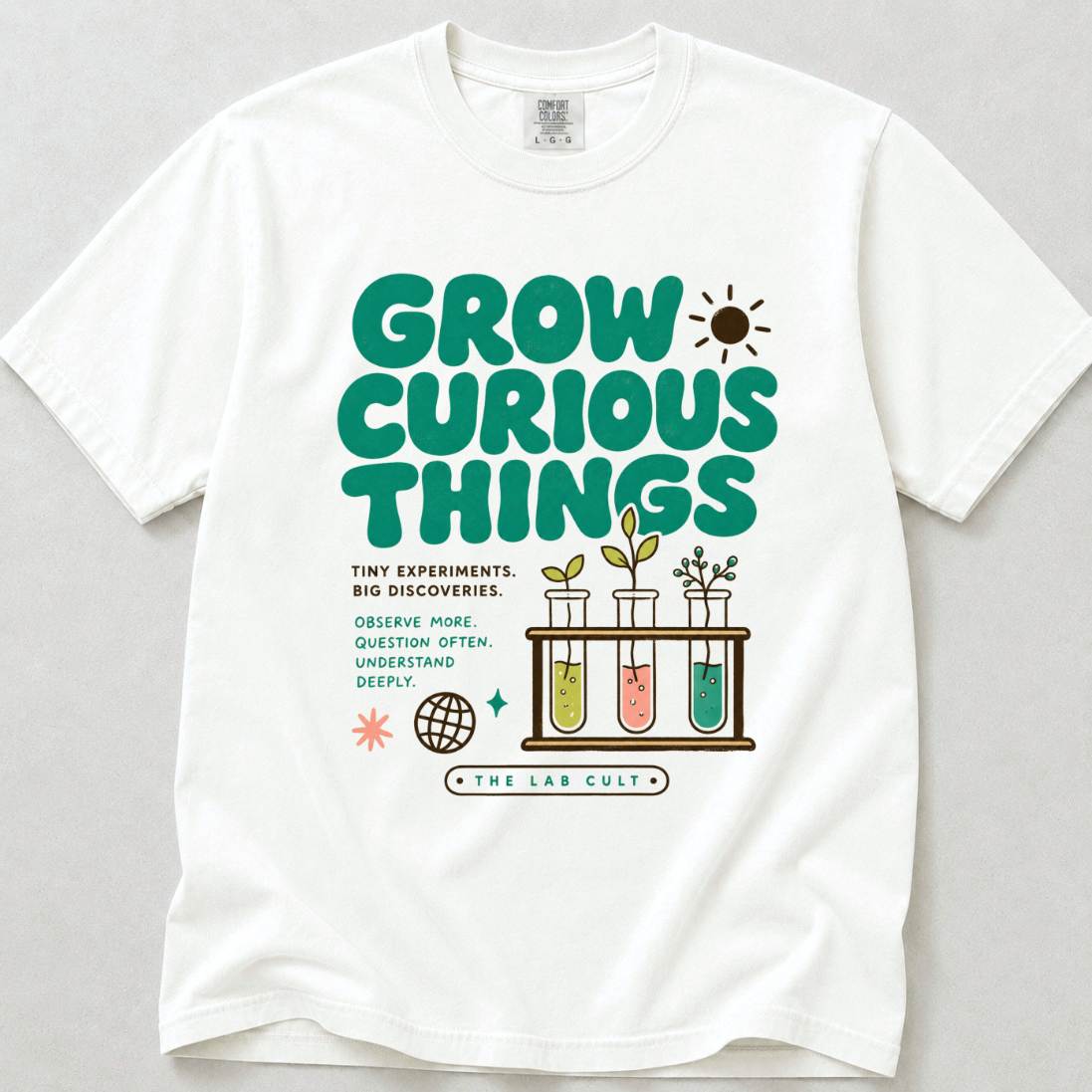 Grow Curious Things | Premium Tee