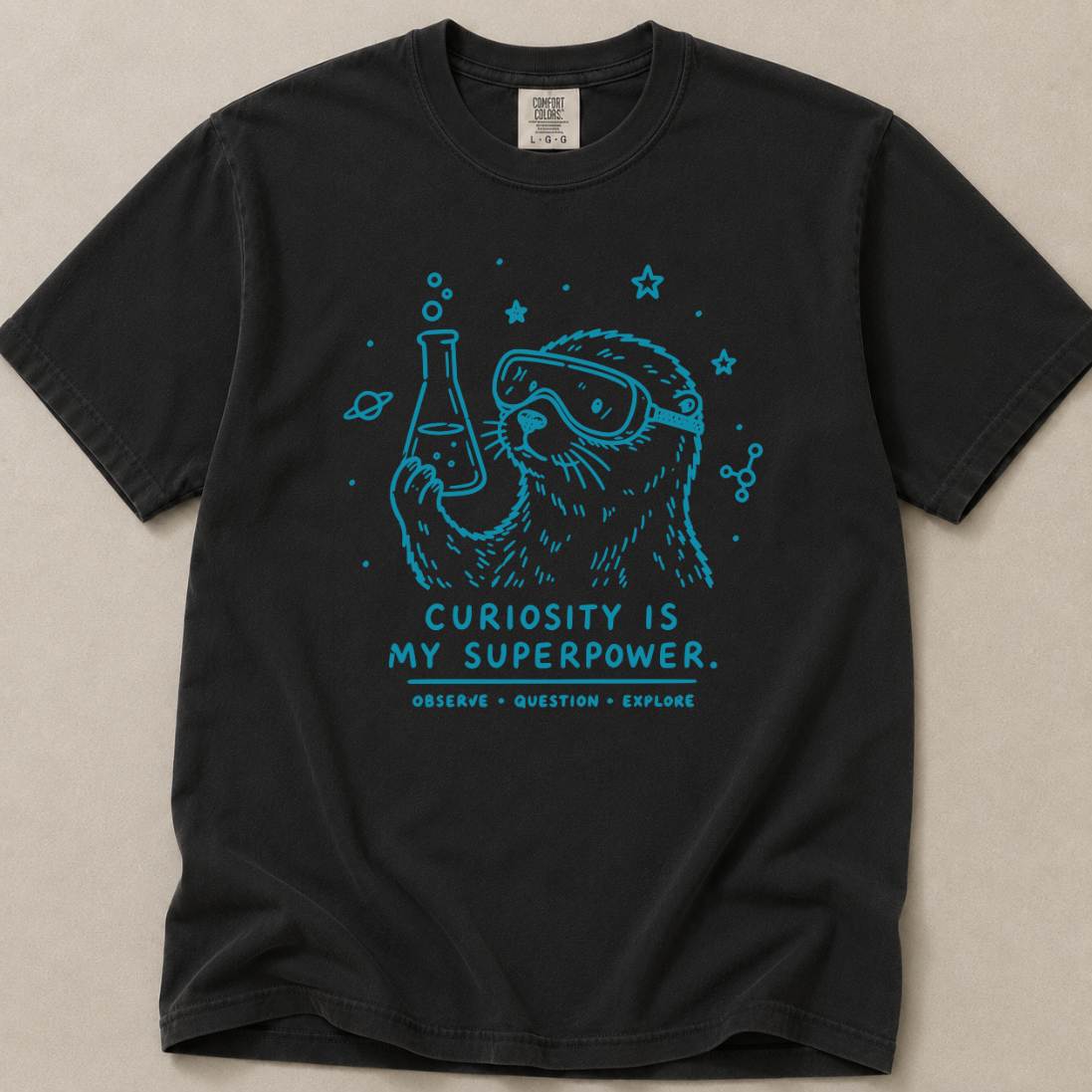 Curious Otter | Premium Tee