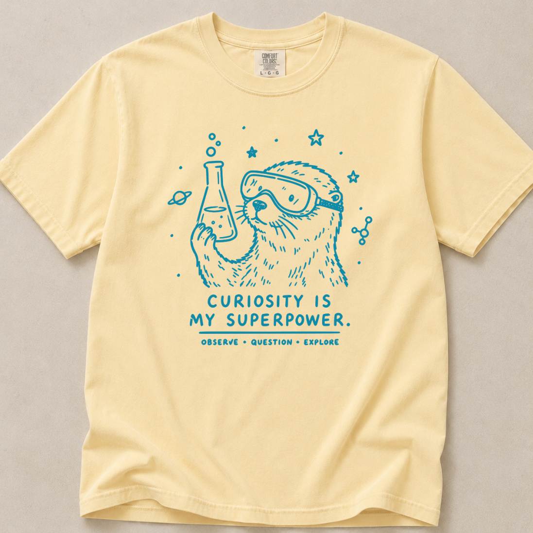 Curious Otter | Premium Tee