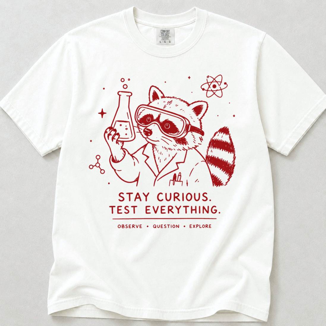 Lab Raccoon | Premium Tee
