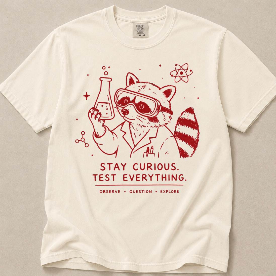 Lab Raccoon | Premium Tee