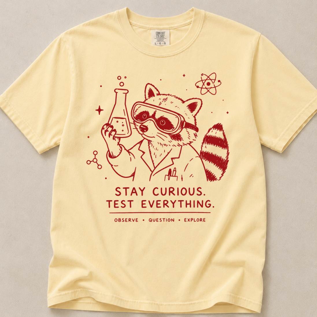 Lab Raccoon | Premium Tee