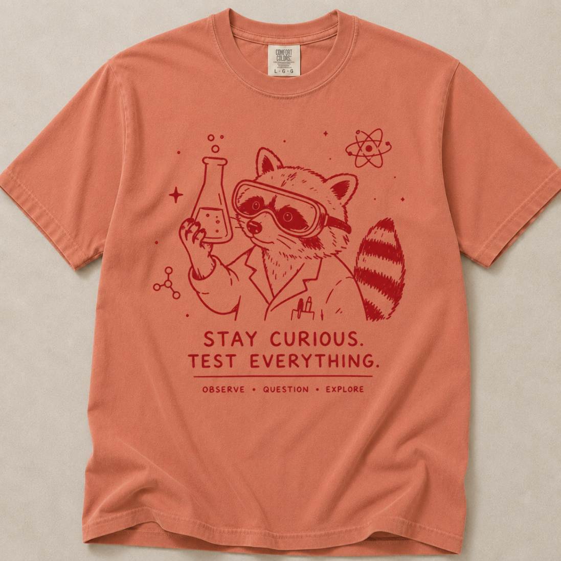 Lab Raccoon | Premium Tee