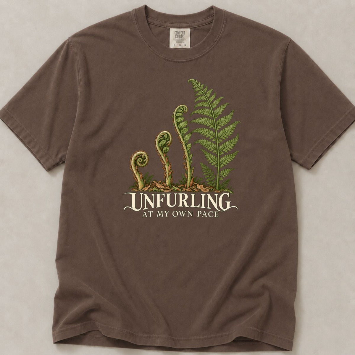 Unfurling at My Own Pace | Premium Tee