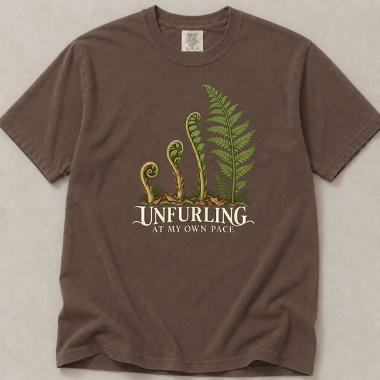 Unfurling at My Own Pace | Premium Tee
