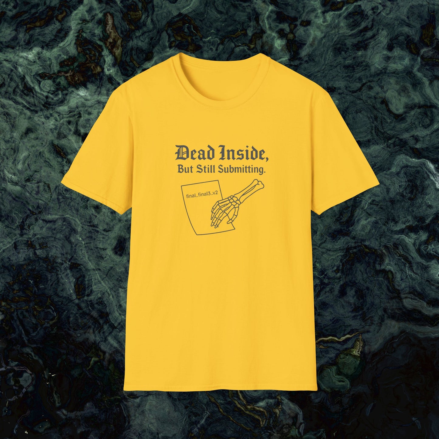 Dead Inside Thesis Writing T-Shirt